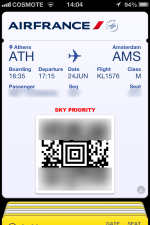 Passbook finally! New iPhone update for Air France & KLM apps - Page 2 - FlyerTalk